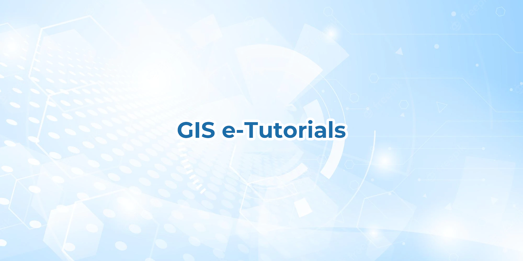 GIS e-Tutorials