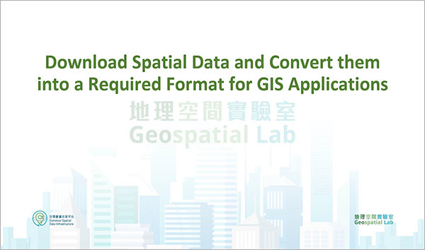 Download Spatial Data and Convert them into a Required Format for GIS Applications